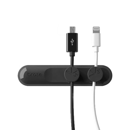 Xiaomi bcase TUP Three-way Clip Magnetic Take-up Data Cable Winder(Black)-garmade.com