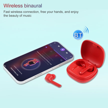 HOPESTAR S11 Bluetooth 5.0 True Wireless Bluetooth Earphone (Red)-garmade.com