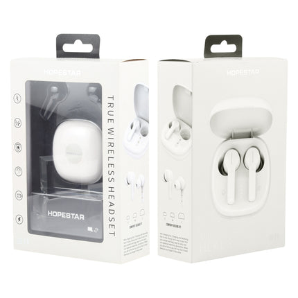 HOPESTAR S11 Bluetooth 5.0 True Wireless Bluetooth Earphone (White)-garmade.com