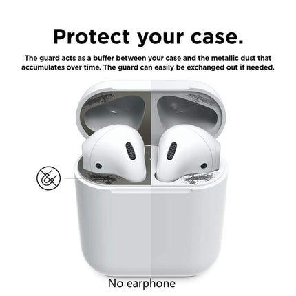 For AirPods Pro 3 Dustproof Inner Cover Frame Metal Sticker (Silver)-garmade.com