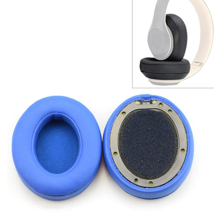 2 PCS For Beats Studio 2.0 / 3.0 Headphone Protective Cover Ice Gel Earmuffs(Blue)-garmade.com