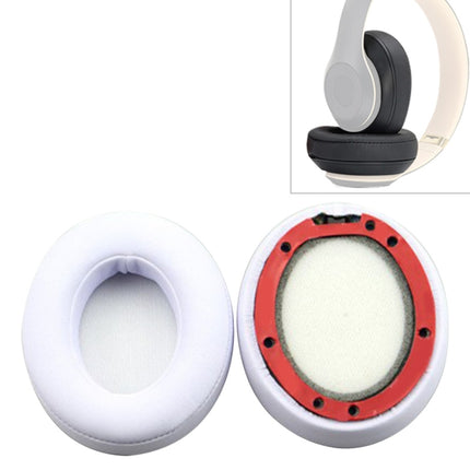 2 PCS For Beats Studio 2.0 / 3.0 Headphone Protective Cover Ice Gel Earmuffs (Grey White)-garmade.com