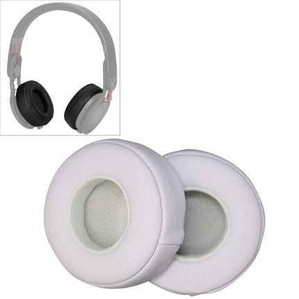 2 PCS For Beats Studio Mixr Headphone Protective Leather Cover Sponge Earmuffs (White)-garmade.com