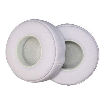 2 PCS For Beats Studio Mixr Headphone Protective Leather Cover Sponge Earmuffs (White)-garmade.com