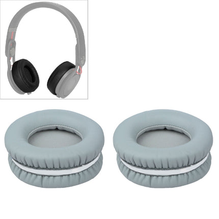 2 PCS For Steelseries Siberia V2 / V1 Frost Blue Grey Protein Leather Cover Headphone Protective Cover Earmuffs-garmade.com