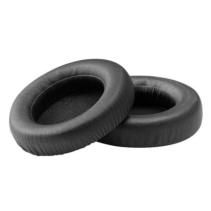 2 PCS For ATH WS550 Imitation Leather + Sponge Headphone Protective Cover Earmuffs (Black)-garmade.com