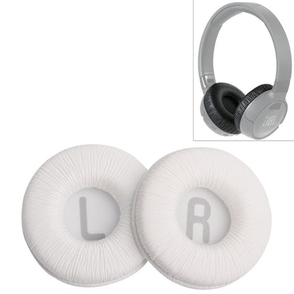 2 PCS For JBL Tune 600BTNC / T500BT / T450BT Earphone Cushion Cover Earmuffs Replacement Earpads with Mesh(White)-garmade.com
