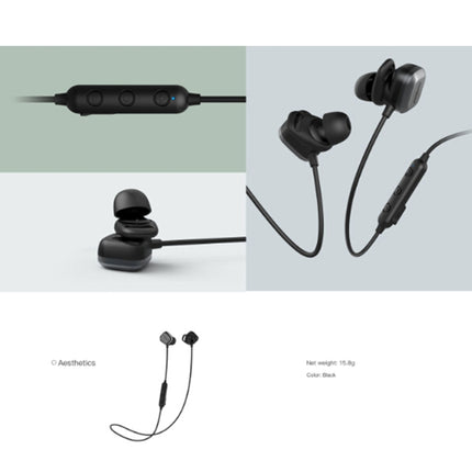 QCY M1 Pro Sports Wireless V4.1 Bluetooth Earphones with Mic(Black)-garmade.com