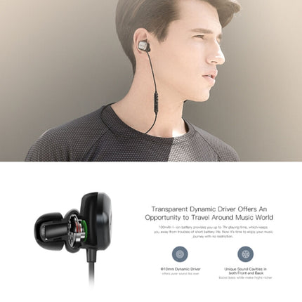 QCY M1 Pro Sports Wireless V4.1 Bluetooth Earphones with Mic(Black)-garmade.com