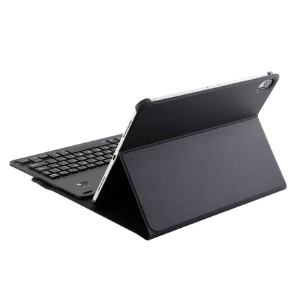 1139B Detachable Bluetooth 3.0 Aluminum Alloy Keyboard + Lambskin Texture Leather Tablet Case for iPad Pro 11 inch (2018), with Three-gear Adjustment / Magnetic / Sleep Function (Black)-garmade.com