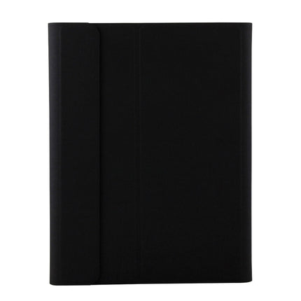 3018 Detachable Bluetooth 3.0 Aluminum Alloy Keyboard + Imitation Cloth Texture Leather Tablet Case for iPad Air / Air 2 / iPad Pro 9.7 inch, with Sleep / Water Repellent Function(Black)-garmade.com