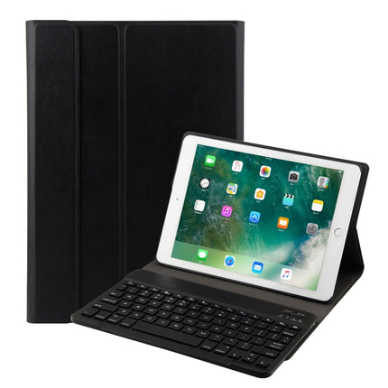 FT-1030 Bluetooth 3.0 ABS Brushed Texture Keyboard + Skin Texture Leather Tablet Case for iPad Air / Air 2 / iPad Pro 9.7 inch, with Three-gear Angle Adjustment / Magnetic / Sleep Function (Black)-garmade.com