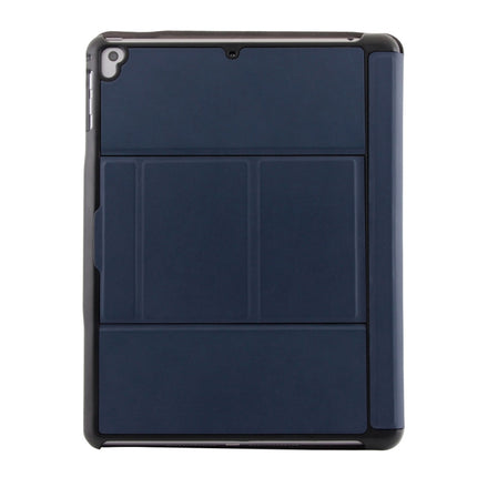 T-201 Detachable Bluetooth 3.0 Ultra-thin Keyboard + Lambskin Texture Leather Tablet Case for iPad Air / Air 2 / iPad Pro 9.7 inch, Support Multi-angle Adjustment (Blue)-garmade.com