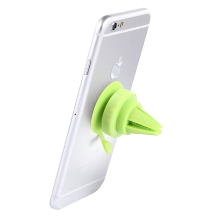 Universal 360 Degrees Rotation Car Air Vent Mount Sucker Holder Stand, Sucker Diameter: 3.5 cm, Holder Height: 4.5cm, For Tablets, iPhone, Samsung, Huawei, Xiaomi, HTC and Other Smart Phones(Green)-garmade.com