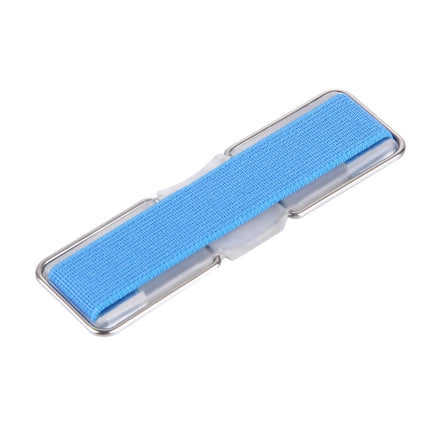 2 in 1 Adjustable Universal Mini Adhesive Holder Stand + Slim Finger Grip, Size: 7.3 x 2.2 x 0.3 cm(Blue)-garmade.com
