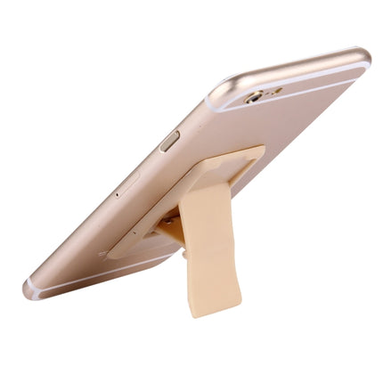 Concise Style Changeable Adjustable Universal Mini Adhesive Holder Stand, Size: 6.4 x 3.1 x 0.2 cm, For iPhone, Galaxy, Huawei, Xiaomi, LG, HTC and Tablets(Gold)-garmade.com