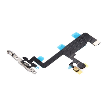 Power Button & Flashlight Flex Cable with Brackets for iPhone 6-garmade.com