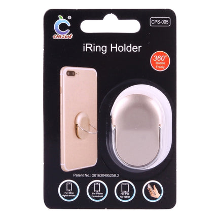 Cmzact CPS-005 Universal 360 Degrees Rotatable Plastic Ring Holder(Gold)-garmade.com