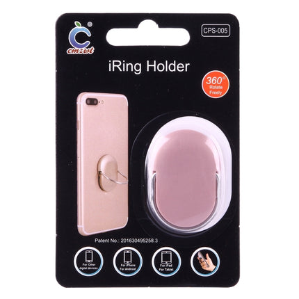 Cmzact CPS-005 Universal 360 Degrees Rotatable Plastic Ring Holder(Rose Gold)-garmade.com