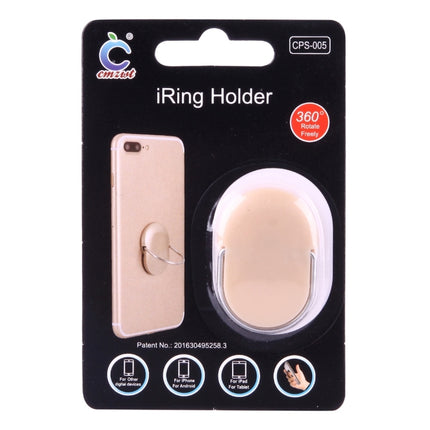 Cmzact CPS-005 Universal 360 Degrees Rotatable Plastic Ring Holder(Apricot)-garmade.com