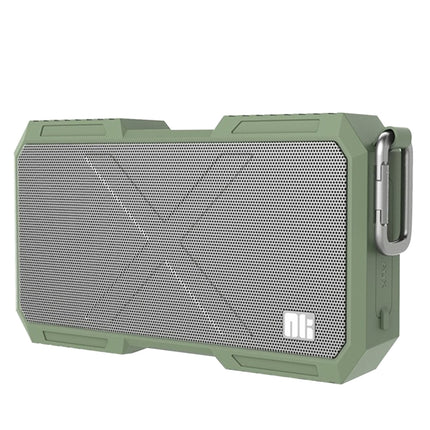 NILLKIN X-Man Portable Outdoor Sports Waterproof Bluetooth Speaker Stereo Wireless Sound Box Subwoofer Audio Receiver, For iPhone, Galaxy, Sony, Lenovo, HTC, Huawei, Google, LG, Xiaomi, other Smartphones(Green)-garmade.com