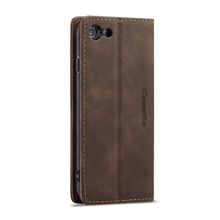 CaseMe-013 Multifunctional Retro Frosted Horizontal Flip Leather Case for iPhone 6 / 6s, with Card Slot & Holder & Wallet(Coffee)-garmade.com