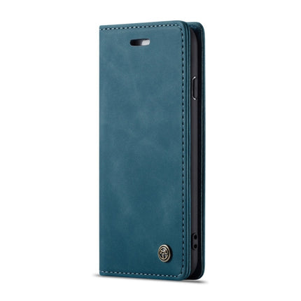 CaseMe-013 Multifunctional Retro Frosted Horizontal Flip Leather Case for iPhone 6 / 6s, with Card Slot & Holder & Wallet(Blue)-garmade.com
