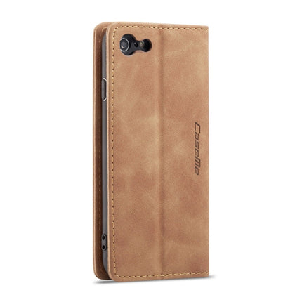 CaseMe-013 Multifunctional Retro Frosted Horizontal Flip Leather Case for iPhone 6 / 6s, with Card Slot & Holder & Wallet(Brown)-garmade.com