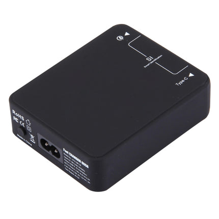 Q8118 1 Quick Charge 3.0 + 4 Smart Identification USB + 1 USB-C / Type-C 3.1 Desktop USB Charger-garmade.com