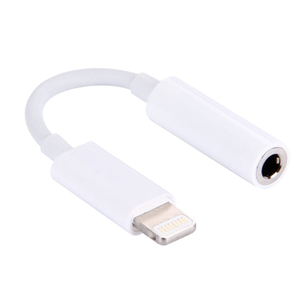 8 Pin to 3.5mm Jack Headphone Connector Converter Audio Adapter(White)-garmade.com