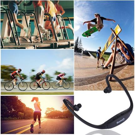 BS19 Life Sweatproof Stereo Wireless Sports Bluetooth Earbud Earphone In-ear Headphone Headset with Hands Free Call, For Smart Phones & iPad & Laptop & Notebook & MP3 or Other Bluetooth Audio Devices(Black)-garmade.com