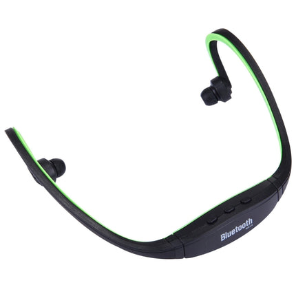 BS19 Life Sweatproof Stereo Wireless Sports Bluetooth Earbud Earphone In-ear Headphone Headset with Hands Free Call, For Smart Phones & iPad & Laptop & Notebook & MP3 or Other Bluetooth Audio Devices(Green)-garmade.com