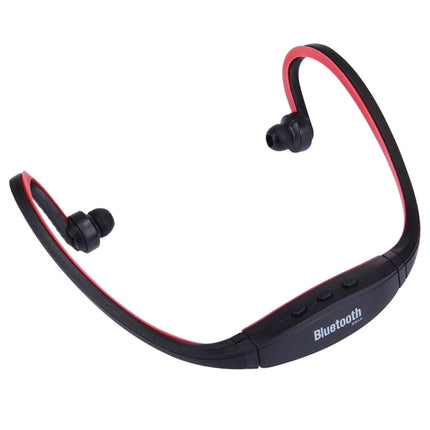 BS19 Life Sweatproof Stereo Wireless Sports Bluetooth Earbud Earphone In-ear Headphone Headset with Hands Free Call, For Smart Phones & iPad & Laptop & Notebook & MP3 or Other Bluetooth Audio Devices(Red)-garmade.com