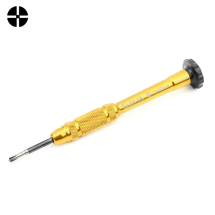 JIAFA JF-609-2.5 Hollow Cross Tip 2.5 Middle Bezel Repair Screwdriver(Gold)-garmade.com