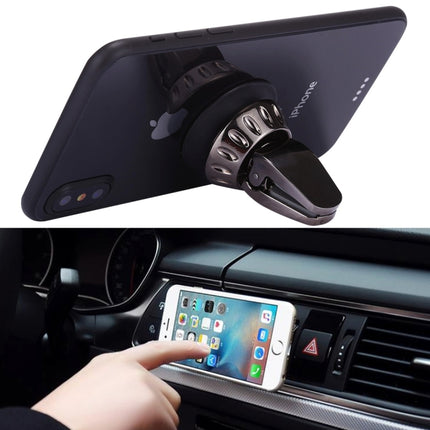 Silicone Sucker Universal Car Air Vent Phone Holder Stand Mount, For iPhone, Samsung, Sony, Lenovo, HTC, Huawei, and other Smartphones(Bronze)-garmade.com