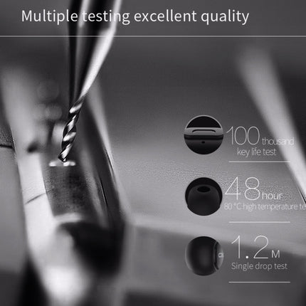 QCY Q26 Mini In-ear Universal Wireless Bluetooth 4.1 Earphone with English Voice,Effective Bluetooth Distance: 10M(Black)-garmade.com