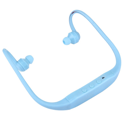 506 Life Waterproof Sweatproof Stereo Wireless Sports Earbud Earphone In-ear Headphone Headset with Micro SD Card Slot, For Smart Phones & iPad & Laptop & Notebook & MP3 or Other Audio Devices, Maximum SD Card Storage: 8GB(Blue)-garmade.com