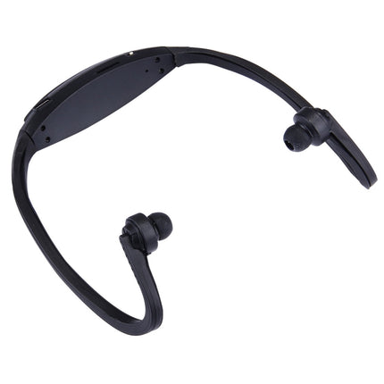507 Life Waterproof Sweatproof Stereo Wireless Sports Earbud Earphone In-ear Headphone Headset with Micro SD Card Slot, For Smart Phones & iPad & Laptop & Notebook & MP3 or Other Audio Devices, Maximum SD Card Storage: 32GB(Black)-garmade.com