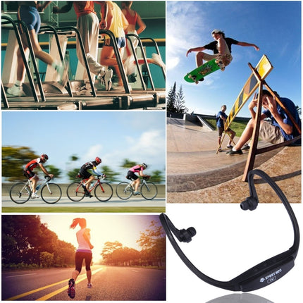 507 Life Waterproof Sweatproof Stereo Wireless Sports Earbud Earphone In-ear Headphone Headset with Micro SD Card Slot, For Smart Phones & iPad & Laptop & Notebook & MP3 or Other Audio Devices, Maximum SD Card Storage: 32GB(Black)-garmade.com