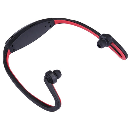 507 Life Waterproof Sweatproof Stereo Wireless Sports Earbud Earphone In-ear Headphone Headset with Micro SD Card Slot, For Smart Phones & iPad & Laptop & Notebook & MP3 or Other Audio Devices, Maximum SD Card Storage: 32GB(Red)-garmade.com