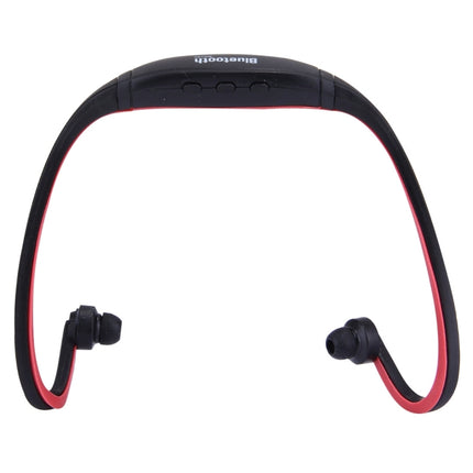 BS19C Life Waterproof Stereo Wireless Sports Bluetooth In-ear Headphone Headset with Micro SD Card Slot & Hands Free, For Smart Phones & iPad or Other Bluetooth Audio Devices(Red)-garmade.com