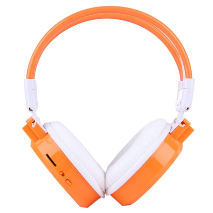 SH-S1 Folding Stereo HiFi Wireless Sports Headphone Headset with LCD Screen to Display Track Information & SD / TF Card, For Smart Phones & iPad & Laptop & Notebook & MP3 or Other Audio Devices(Orange)-garmade.com