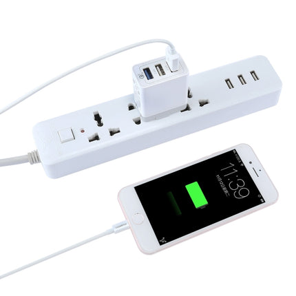 3 USB Ports (3A + 2.4A + 2.4A) Quick Charger QC 3.0 Travel Charger, US Plug, For iPhone, iPad, Samsung, HTC, Sony, Nokia, LG and other Smartphones-garmade.com