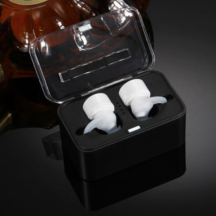 Twins-S08 True Wireless Stereo Bluetooth In-Ear Earphone with Mic, with Mobile Charge Power Box, for iPhone / iPad / iPod / PC and Other Bluetooth Devices(White)-garmade.com