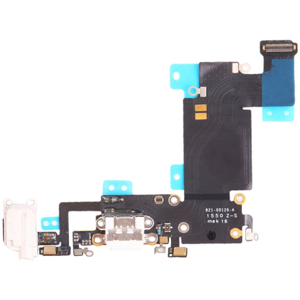 Original Charging Port Flex Cable for iPhone 6s Plus(White)-garmade.com