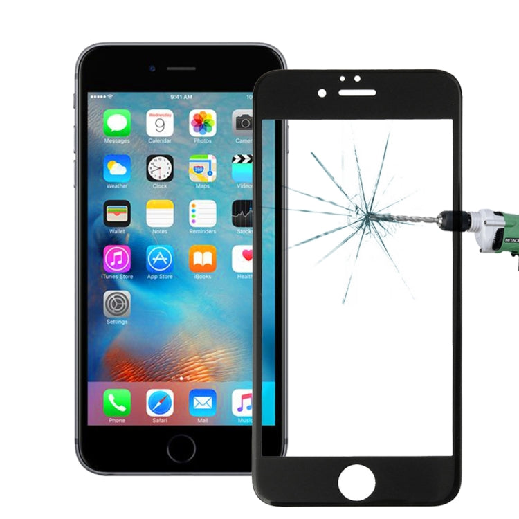 0.26mm 9H Surface Hardness 3D Explosion-proof Tempered Glass Screen Film for iPhone 6 Plus & 6s Plus(Black)-garmade.com