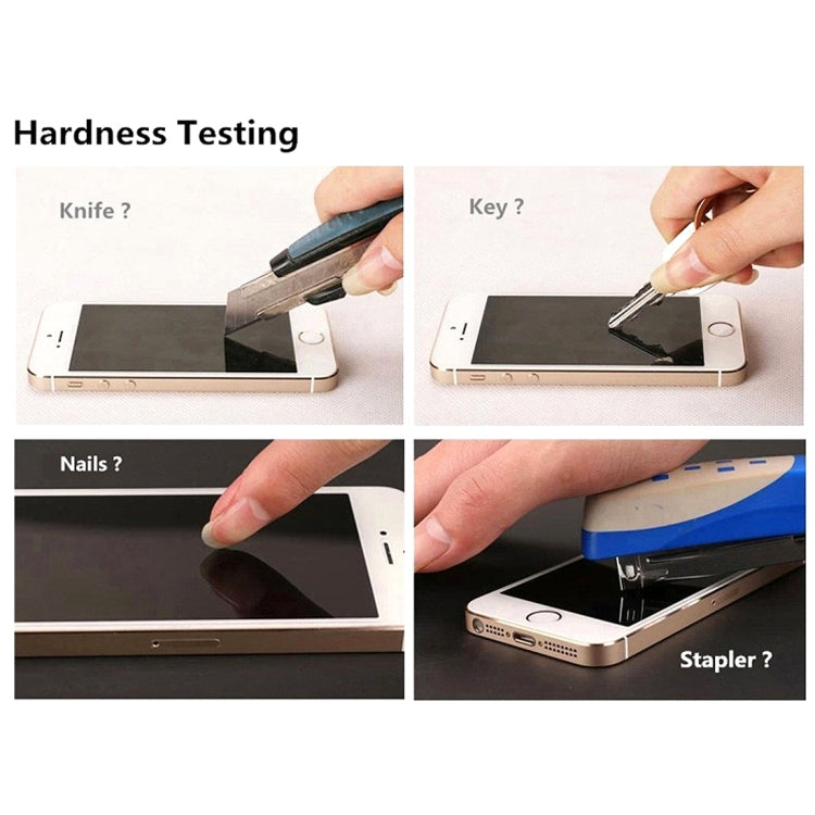 0.26mm 9H Surface Hardness 3D Explosion-proof Tempered Glass Screen Film for iPhone 6 Plus & 6s Plus(Black)-garmade.com
