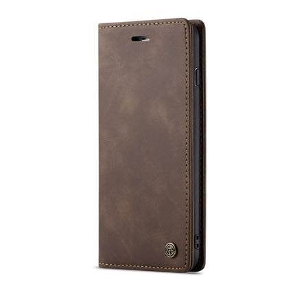 CaseMe-013 Multifunctional Retro Frosted Horizontal Flip Leather Case for iPhone 6 Plus / 6s Plus, with Card Slot & Holder & Wallet(Coffee)-garmade.com