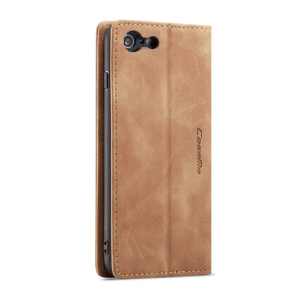 CaseMe-013 Multifunctional Retro Frosted Horizontal Flip Leather Case for iPhone 6 Plus / 6s Plus, with Card Slot & Holder & Wallet(Brown)-garmade.com