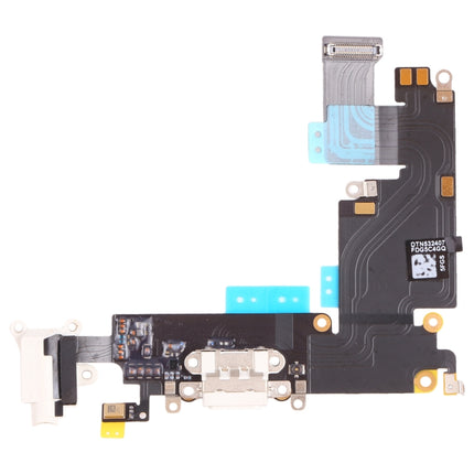 Original Charging Port Flex Cable for iPhone 6 Plus(White)-garmade.com